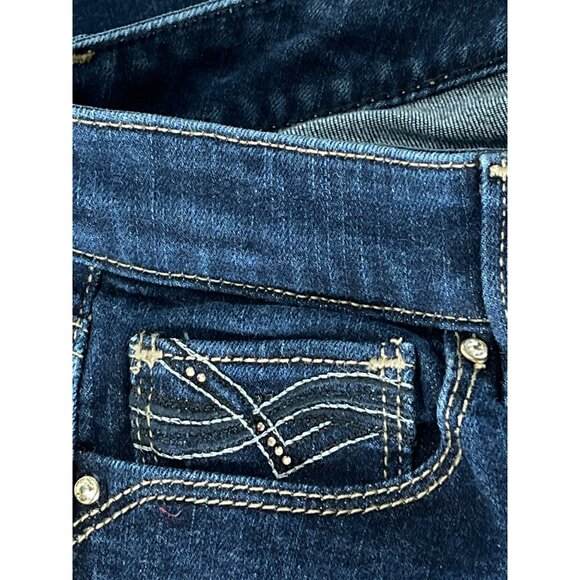 White House Black Market Dark Blue Straight Leg Jeans - Picture 13 of 13